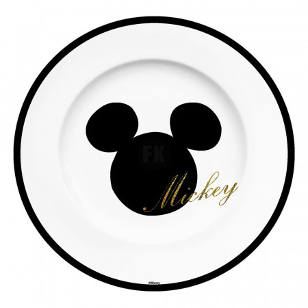 Disney Plate Mickey Glitter